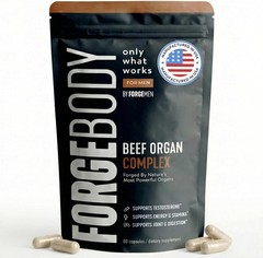 FORGEBODY® Beef Organ Complex Capsules [1 Month] – 100% Grass Fed Beef Organ Sup