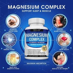 NEW Magnesium Complex 8 Essential Magnesium Supplement Fitness Edible-