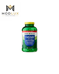 Spring Valley Calcium Plus Vitamin D Tablets 600 mg Bone Joint Health 500 Count