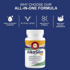 (5 Pack) AlkaSlim Plus Premium Daily Health Supplement (60 Capsules)