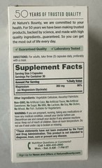 90 Capsules-Nature’s Bounty Magnesium Glycinate Supplement