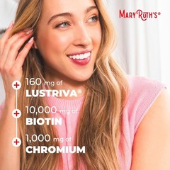 Liquid Multivitamin+Hair Growth | Biotin 10000mcg | Lustriva Hair Growth Supp…