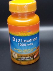Thompson Nutritional B12 1000mcg Plus Folic Acid 30 Lozenge Exp 07/26