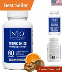 Nitric Oxide Lozenges Supplement, 60 Count, 30-Day Supply | Developed by Dr. …