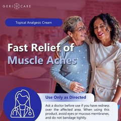 Topical Analgesic Cream, Menthol 10%, Methyl Salicylate 15%, Fast Absorption,…