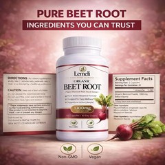 Lemeli Beetroot Plant-Based Daily Wellness Supplement – Antioxidant Blend 2 pack