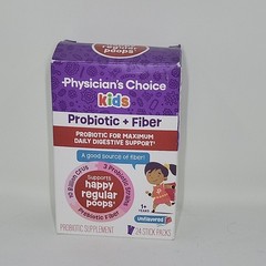 Physicians Choice Kids Probiotic + Fiber Daily Digestive Support Stick Pk 5/2026