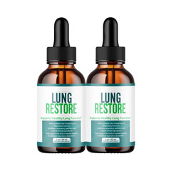 (2-Pack) Lung Restore Drops – Lung Restore Liquid Drops Supports Healthy Lungs