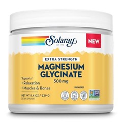 Magnesium Glycinate 500mg Powder 30 Servings 8.4oz Unflavored