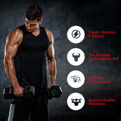 ULTRA Testosteron Booster Supplement for Men, Energy & Endurance, Muscle Gain