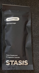 Stasis Nighttime – Sleep Calm Recovery L – Theanine Supplement 50 Count EXP 9/27