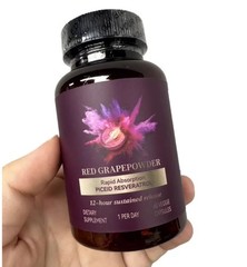 Grape Red Powder Rapid Absorbtion Piceid Resveratrol Veggie 60 Caps