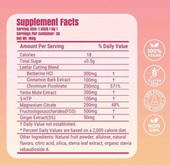 Cutting Drink Mix – Berberine+Yerba Mate, Boost Metabolism Gut Health Supplement