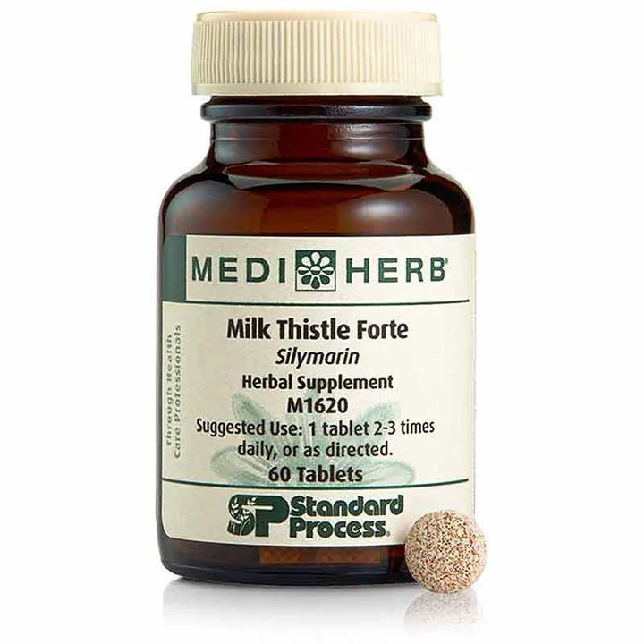 Standard Process Milk Thistle Forte 60 Tabs Silymarin | NIB Exp: 8/1/25