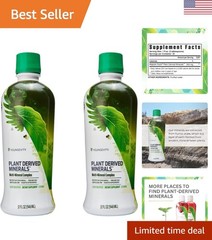 77+ Plant-Derived Liquid Minerals, 64 oz Total – Enhanced Nutrient Absorption