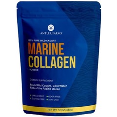 Antler Farms – 100% Pure, Clean Marine Collagen Powder 12 Ounce (Pack of 1)
