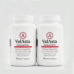 2 Set ValAsta Astaxanthin 35mg, Liquid Astaxanthin Capsules,Vegan, Non-GMO, Eas