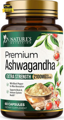 Ashwagandha Supplements – 2100Mg Ashwagandha Capsule for Women & Men, Natural An