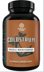 Nature’s Craft Colostrum Bovine Muscle Maintenance 60 Capsules