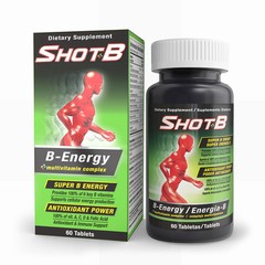 60 Count Super B Complex Multivitamin for Energy and Immune Support