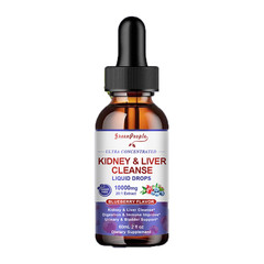 Kidney Cleanse Repair Drop Vegan Kidney Support w/ Cranberry 10000mg