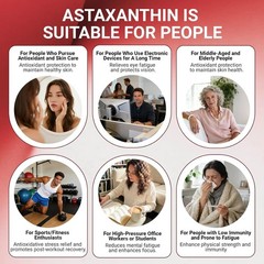 Astaxanthin 12mg 120 Softgels, 4 Month Supply,Triple Strength,Non-GMO,Eye Health