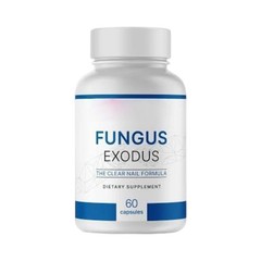 Fungus Exodus Pills to Combat Toenail Fungus and Nail Health – 60 Capsules
