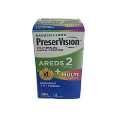 AREDS 2 + Multivitamin Formula for Eye Health – 100 Softgels Exp.04/2026