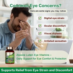 zooone Lutein and Zeaxanthin Eye Vitamins, 90 Count (Pack of 1), #2a6f3a