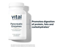 Vital Nutrients Pancreatic Enzymes 1000Mg (Full Strength) | 90 Capsules