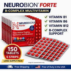 Multivitamin Neurobion Forte B1 B6 B12 B Complex Supplement 150 Tabs Exp 07/2027