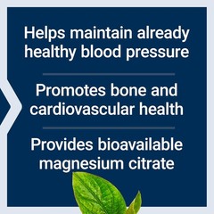 MAGNESIUM CITRATE HEART BONE HEALTH 100mg 400 Capsules LIFE EXTENSION