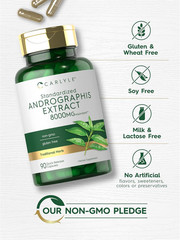 Andrographis Paniculata Capsules | 8000Mg | 90 | Herb Extract Supplement | Non-