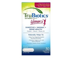 TruBiotics Women’s Probiotics 30 Count Gut Vaginal Health Immune Bone Support