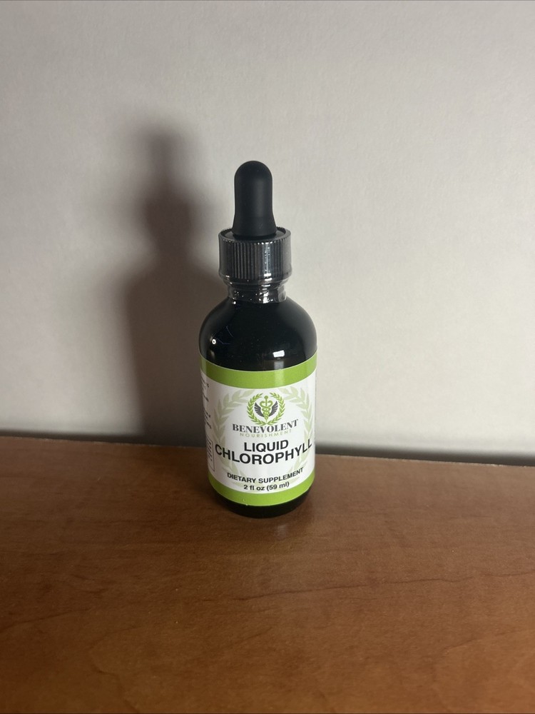 Chlorophyll Liquid Drops Natural Internal Deodorant Full Body Detox NEW SEALED