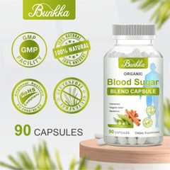 Blood Sugar Support Supplement Berberine & Cinnamon 20 Herbs Complex 90 Caps