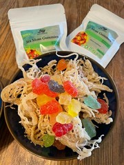 Sea Moss Gummies – Irish sea Moss raw Organic Bladderwrack, Burdock Root – Vegan