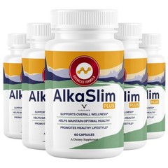 (5 Pack) AlkaSlim Plus Premium Daily Health Supplement (60 Capsules)
