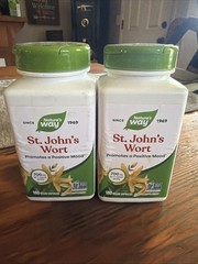 2x Nature’s Way St. John’s Wort Herb 180 Vegan Capsules 700mg, 5/2028