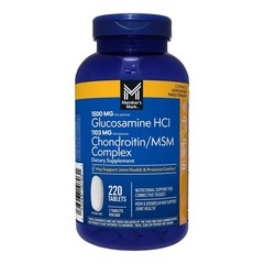 Member’s Mark Glucosamine HCL and Chondroitin/MSM Complex Tablets,220ct.
