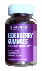 Elderberry Gummies Zinc & Vitamin C Immune Support 60 Gummies EX: 1/2026