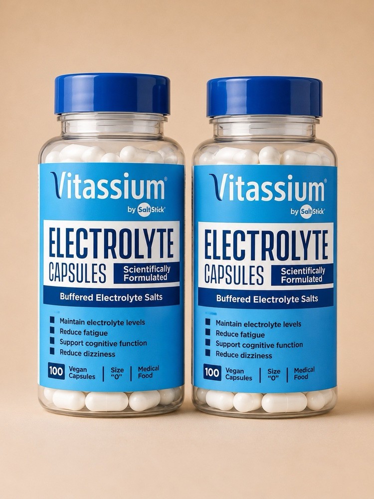 2 x Vitassium by SaltStick Electrolyte – 100 CT | Potassium 100mg Sodium 500mg