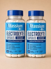 2 x Vitassium by SaltStick Electrolyte – 100 CT | Potassium 100mg Sodium 500mg