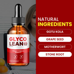 Glyco Lean Drops GlycoLean Liquid Supplement Healthy Circulation Gotas (60Ct)