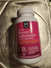 Member’s Mark Advanced WOMEN’S MULTIVITAMIN Tablets, 275 ct. EXP 07/2027