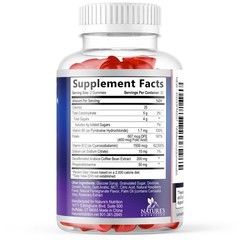 Nature’s Nutrition Brain Gummies Memory Focus 60 Count