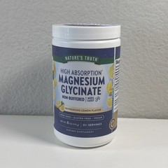 Nature’s Truth Magnesium Glycinate Powder 6 oz Exp 06/2027 Lemon Sealed
