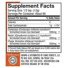Fungi Perfecti Host Defense Breathe 3.5 oz. Powder Organic Respiratory Health