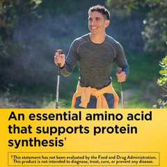 Nature Made L-Lysine 1000mg Extra Strength Protein Synthesis 60ct Pack of 3