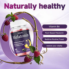 Melatonin Gummies 5mg – Blueberry Flavor | 60 Gummies | Sleep Support Supplement